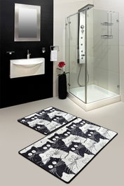 Mijölnir White Cats Juego de Alfombras de Baño Multicolor